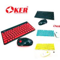 ราคา OKER ชุดคีย์บอร์ด +เมาส์ไร้สาย Keyboard+Mouse Wireless K1800 (1500920820)