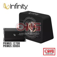 ราคา Infinity PRIMUS 1270B subwoofer (ซับตู้ 12 นิ้ว) / Infinity PRIMUS 3000A Amplifier (300W x 1) / AMORNAUDIO (24658609081)