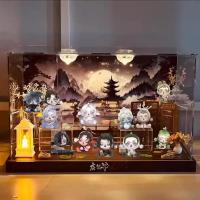 ราคา 【พร้อมส่ง】อาร์ตทอย กล่องใส่ art toy ชั้นวาง art toy C Art toy-Popmart PopMart skullanda Tingqian momei series กล่องโชว์ฉากโบราณ หรูหรา-กล่องใส่ art toy (25374937541)