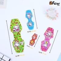ราคา DIYแป้นกระดาษ ยางรัดผม แบบสุ่มสีสุ่มลาย (ทรงโดนัท , 100 ใบ/ก้อน) (42854170769)