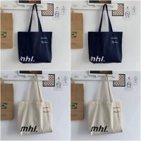 ราคา กระเป๋าผ้า ถุงผ้า แนว minimal ลาย mhl (22946439666)