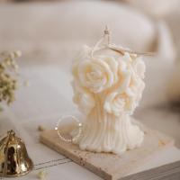 ราคา เทียนหอม S Rose bouquet (1ชิ้น) เทียนหอมตกแต่งบ้าน เทียนแท่งไขถั่วเหลือง ไม่มีพาราฟิน เทียนหอม เทียนแท่งขายดี ของขวัญ (27087308826)