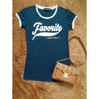 ราคา เสื้อยืด ABOVE สีกรมปักขาว (8003736719)