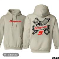 ราคา ฮู้ดดี้/เสื้อยืดแบบ Snap-On - กราฟิกชิ้นส่วนเครื่องยนต์พร้อมโลโก้ Snap-On - เสื้อพูลโอเวอร์ทนทานและมีสไตล์สำหรับช่างยนต์ (43476679700)