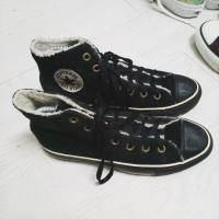 ราคา Converse all star รองเท้าผ้าใบคอนเวิส สีดำทรงหุ้มข้อ (4816411944)