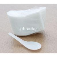 ราคา ช้อนพลาสติกสีขาว ช้อนคาว ช้อนตักแกง บรรจุ 100 ชิ้น/ห่อ (ขายส่ง 5 แพ็ค หรือ 5 แพ็คขึ้นไปค่ะ) (18004179064)