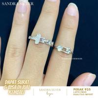 ราคา แหวนเงิน 925 รุ่น t*ff ชุบทองคําขาว - แหวนเงิน 925 (51601975331)