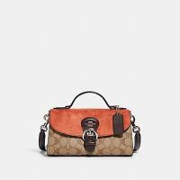 ราคา ✨สด-ผ่อน✨พร้อมส่ง #Coach #KLEO TOP HANDLE IN SIGNATURE CANVAS (COACH C8516) (18406636975)