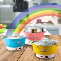 ราคา 22CMกระทะไฟฟ้าเอนกประสงค์ หม้อไฟฟ้า หุงข้าว อุ่น ตุ๋น ต้ม นึ่งหม้อไฟฟ้าเอนกประสงค์ พร้อมซึ่งสำหรับนึ่งอาหาร (10118244520)