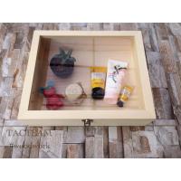 ราคา กล่องไม้มีฝากระจกสี่เหลี่ยมผืนผ้า (L) Mini-Furniture ไม้สน ผลิตและจัดจำหน่ายโดย... TACTEAM #woodwork (1326370722)