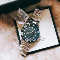 ราคา Gucci Silver -tone & Navy Watch in for Men (4801221984)