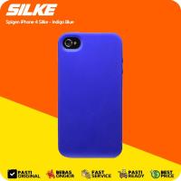 ราคา Spigen iPhone 4 Silke Indigo Blue Anti Crack Soft Case (43655722059)