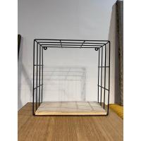 ราคา ชั้นวางเหล็กชุบ ฐานไม้ ตกแต่งผนัง มือสอง (26727805124)