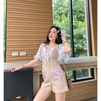 ราคา Valley girl จั๊มสูทขาสั้น Size S (20684007055)