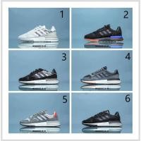 ราคา 6colors New Breathable Adidas Adidas ZX 500 RM retro Yuanzu pigeon gray sports men running shoes (20895977345)
