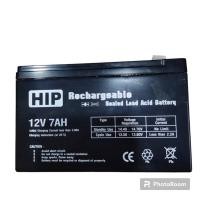 ราคา HIP แบตเตอรี่ 12V 7AH Battery สำหรับอุปกรณ์ Electronics UPS PowerSupply เครื่องสำรองไฟ แบตเตอรี่แห้ง (22981133712)