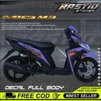 ราคา สติ๊กเกอร์รูปลอก Yamaha Mio M3 125 Mio Z Full Body Decal สติกเกอร์ Yamaha Mio Z MIO M3 125 ล่าสุด Racing ภาพ Mio M3 Racing (43273642007)