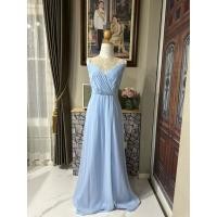ราคา ชุดราตรียาว(ไซส์ L)สีฟ้า#มือสอง# DAVID’S BRIDAL (29366167612)