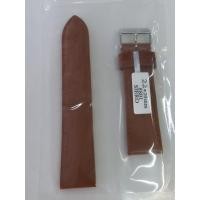 ราคา สายนาฬิกาสายหนังสีน้ำตาลแทนเงาแบบเรียบยี่ห้อ#SIEROขนาดหัวสาย #22 มิล (42026683259)