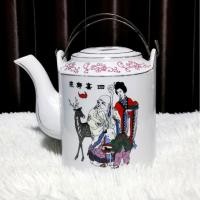 ราคา ✨กาน้ำชาจีนโบราณ งานเซรามิกแท้ ของใช้/ของสะสมมงคล ภาพเทพเจ้าและสัญลักษณ์แห่งความยืนยาว ความสุข และความมั่งคั่ง (43811616504)