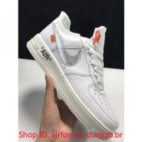 ราคา Nike Air Force 1 Low Virgil Abloh off-White AF100 AO4297 100 (45552425196)