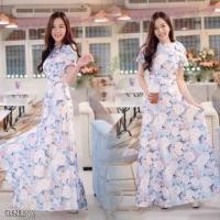 ราคา งานป้าย Set 2 ชิ้น เสื้อครอปแขนสั้น คู่กระโปรงยาวทรงสวิง (1419675655)