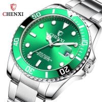 ราคา แฟชั่น Street Wear นาฬิกาผู้ชาย CHENXI นาฬิกาคู่ Tik Tok ขายร้อน Luminous สีเขียวน้ํา Ghost นาฬิกาผู้หญิง (54601917243)