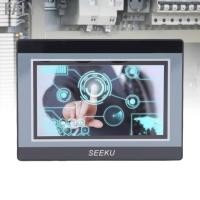 ราคา Faly Matybobe 7 นิ้ว HMI PLC หน้าจอสัมผัสรีเลย์เอาต์พุต 24 in Out ความเร็วสูงนับ Programmable Logic Controller สำหรับอุตสาหกรรมใช้ (50800254930)