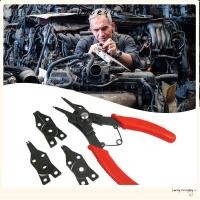 ราคา BABEQUE สีสุ่ม Circlip Plier, 4-in-1 Multifunctional Snap แหวนคีมชุด,คุณภาพสูง 45/90/180 องศาแกน/Acuppoint Anti Slip ยึดแหวนคีมหลายมุม (40576589171)