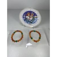 ราคา กำไลหินอาเกตสามสีส้มเขียวแดงเหลือง (25086160889)