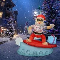 ราคา [สวย] คริสต์มาสพองท่องซานตาคลอสในร่มระเบียงพรรคลานตกแต่งอุปกรณ์ประกอบฉากภาพ (49102773374)