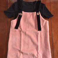 ราคา ชุดเอี๊ยมกระโปรง ผ้ากำมะหยี่หนา ของใหม่จ้า (1547913390)