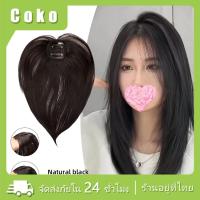 ราคา 32CM.แฮร์พีชปิดผมบางแสกกลาง ปิดผมขาว กิ๊บแฮร์พีช ติดแน่น เพิ่มความหนาให้ผม (43753519602)