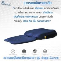 ราคา Pararaksa เบาะรองนั่งสมาธิ รุ่น Step-Curve สีน้ำเงินกรมผ้ากันไรฝุ่น, เบาะรองนั่ง, อาสนะ, เบาะรองนั่งสมาธิยางพาราธรรมชาติ (6716480736)