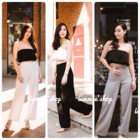 ราคา กางเกงขากระบอกผ้าฮานาโกะ (266660271)