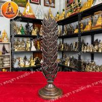 ราคา พระช่อ เหรียญหล่อเจ้าสัว หลวงปู่บุญ 1 ช่อมี 109 องค์ สูง 18 นิ้ว (19670733923)