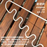 ราคา ของแท้ IKEA Starry Hanger โลหะตะขออเนกประสงค์สีขาวราวตากผ้าราวแขวนผ้าพันคอเสื้อผ้าสนับสนุน Storage Tie (44224184356)