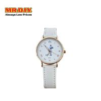 ราคา มิสเตอร์.ดี.ไอ.วาย. นาฬิกาข้อมือสายหนังสีขาว หน้าปัดมิกกี้เม้าส์ (27707152728)