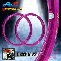 ราคา วงล้ออลูมิเนียม COM 1.40 X 17 Adventure Rim สีม่วง ขอบเรียบ ของแท้100% จำนวน 2 วง ล้อ COM ล้อคอมดาว วงล้อคอม ล้อขอบ17 (43002181840)