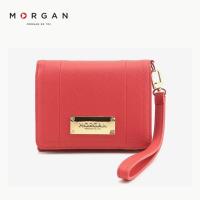 ราคา กระเป๋าสตางค์ MORGAN แท้100% มีกล่องมีสายคล้องมือ (3506443814)