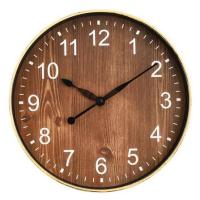 ราคา [พร้อมส่ง] HomeDoDee นาฬิกาแขวน HOUT 12 นิ้ว สีน้ำตาล นาฬิกาฝาผนัง นาฬิกาติดผนัง (10742432971)