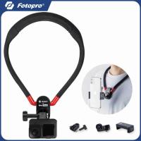 ราคา Fotopro GP-03 POV Neck Selfie Holder with Clip Vertical Mount Kit Flexible Silicone Neck Holder Mount for GoPro iPhone I (24341852093)