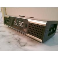 ราคา 【Direct delivery from Japan】SEIKO vintage Flip clock Silver&Brown Battery type (Made in Japan) (42410822998)