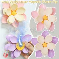 ราคา โลตัสคลิปปิดแม่เหล็กสองชั้น-คลิปปิดผนึก-เครื่องปิดผนึกถุงเครื่องเทศ-ความชื้นถุงขนมหนีบ-ตู้เย็นแม่เหล็กผู้ถือโน๊ต-แกดเจ็ตในครัว (27292786935)