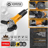 ราคา COOFIX เครื่องเจียร์ไฟฟ้า สวิตซ์ท้าย 4 นิ้ว 750w รุ่น CF-AG010 (29518039426)