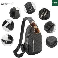 ราคา กระเป๋าคาดอก กระเป๋าคาดเอว กระเป๋าสะพายข้างผู้ชาย ผลิตจากหนัง PU คุณภาพดี น้ำหนักเบา ขนาด 33 * 19 * 8 ใส่ iPad Mini ได้ (27751586231)