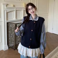 ราคา Anna เสื้อเชิ้ตลายสก็อตแขนยาวสีฟ้า เสื้อลูกไม้แขนยาว เสื้อเชิ้ตลูกไม้ผู้หญิง เสื้อเชิ้ตลูกไม้ผู้หญิง W600 (46250154597)