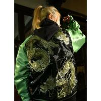 ราคา Sukajan, Gold dragon มังกรทอง , sukajan jacket เสื้อปักลายมังกร เสื้อแจ็คเก็ตญี่ปุ่น ซูกะจัน สุกะจัน (42267801797)