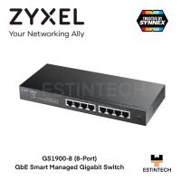 ราคา Switch (สวิตช์) Zyxel GS1900-8 (8-Port) GbE Smart Managed Gigabit Switch ของใหม่ประกัน 3ปี (21910034667)