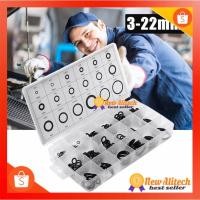 ราคา New Alitech 225pcs O-Ring Assortment Nitrile Rubber Washer Seals Kit 18 Sizes Black Re-Sealable Plastic Box (2813008727)